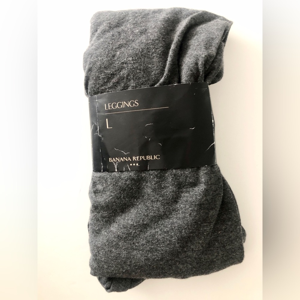 Banana Republic Leggings Chocolate Heather Large New